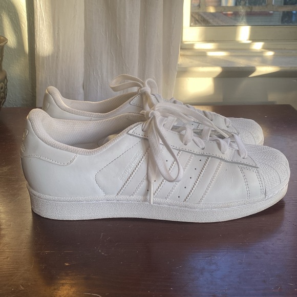 Adidas Superstar White Size W8 Shelltoe Leather - Picture 4 of 11